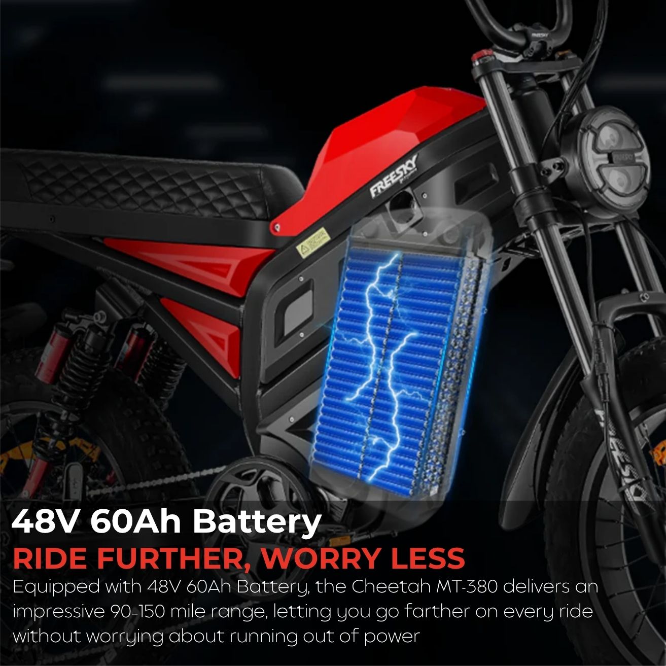 Cheetah Moto MT380-Dual Motors Mountain Electric Bike-2026