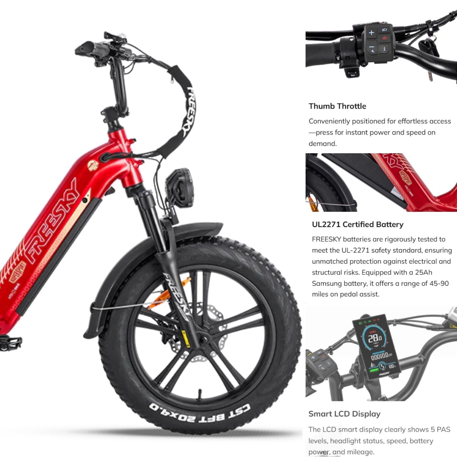Rocky Pro A-320 Daily Comuter Electric Bike 2026