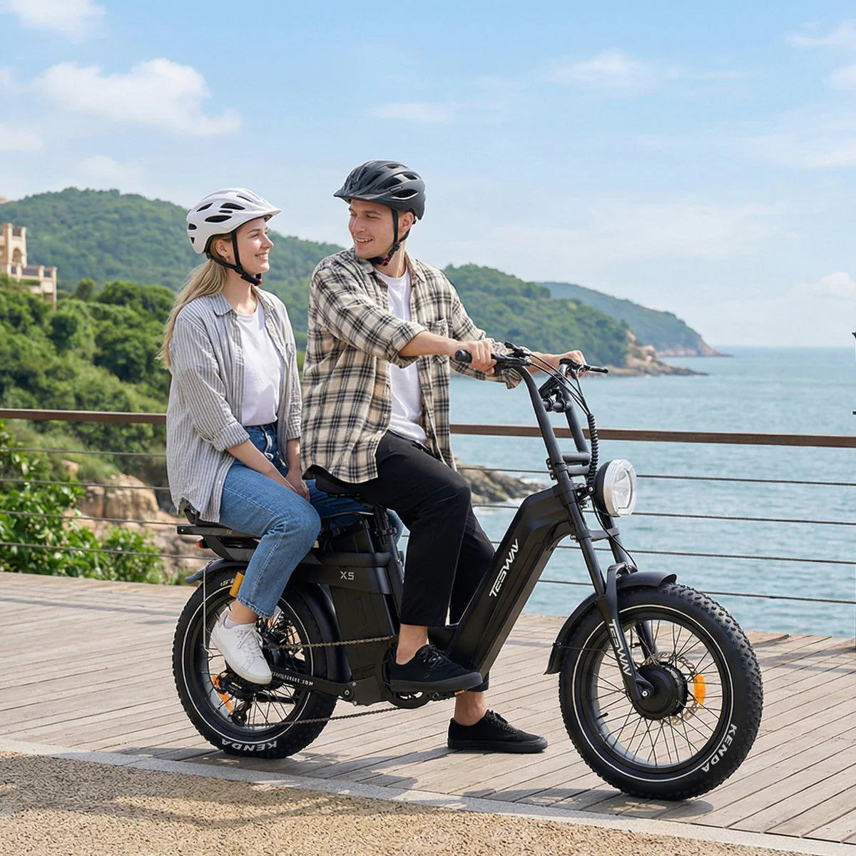 TESWAY X5 AWD Step-Thru Daily Commuter Electric Bike 2026
