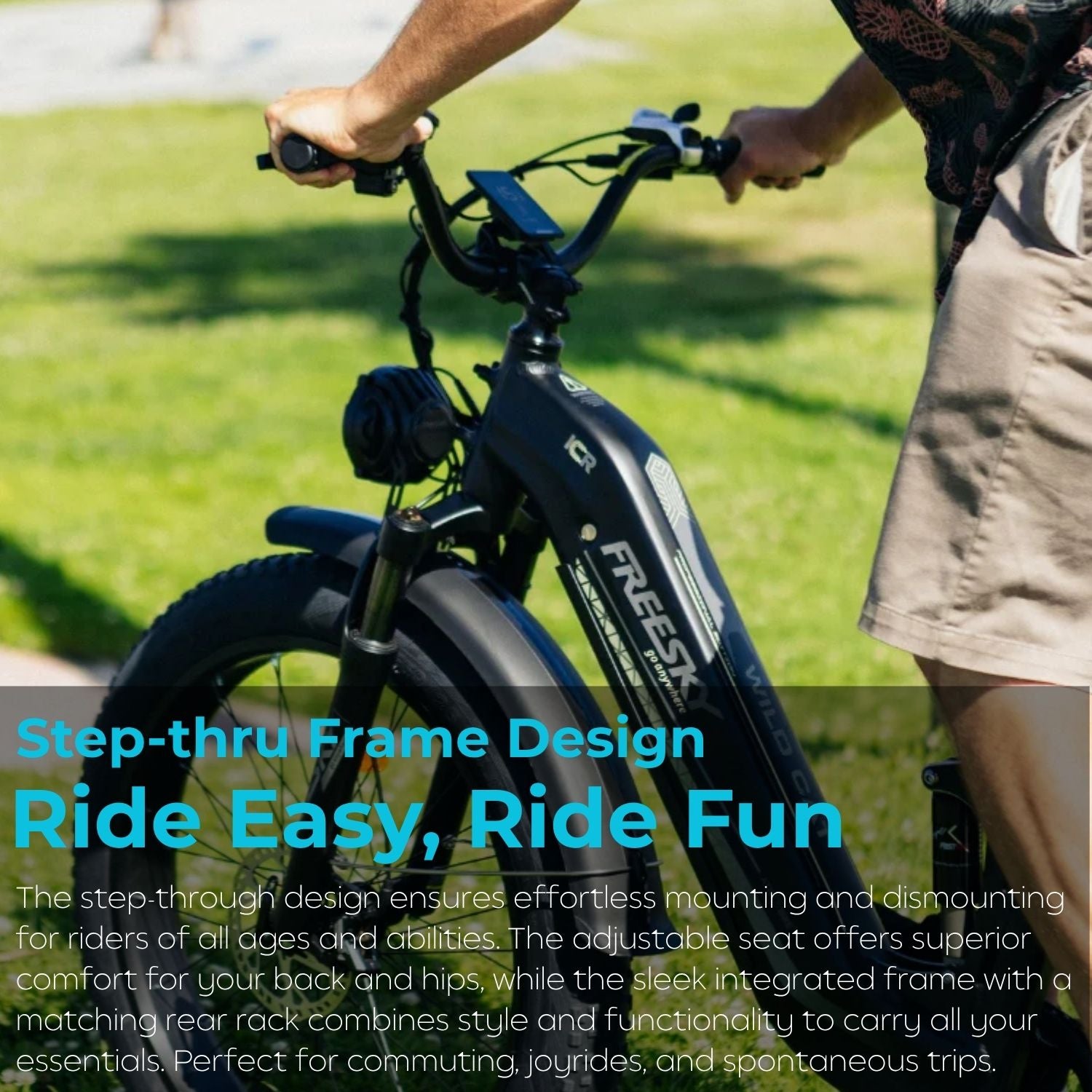 Wild Cat Ultra High Power Daily Commuter Step Thru Electric Bike 2026