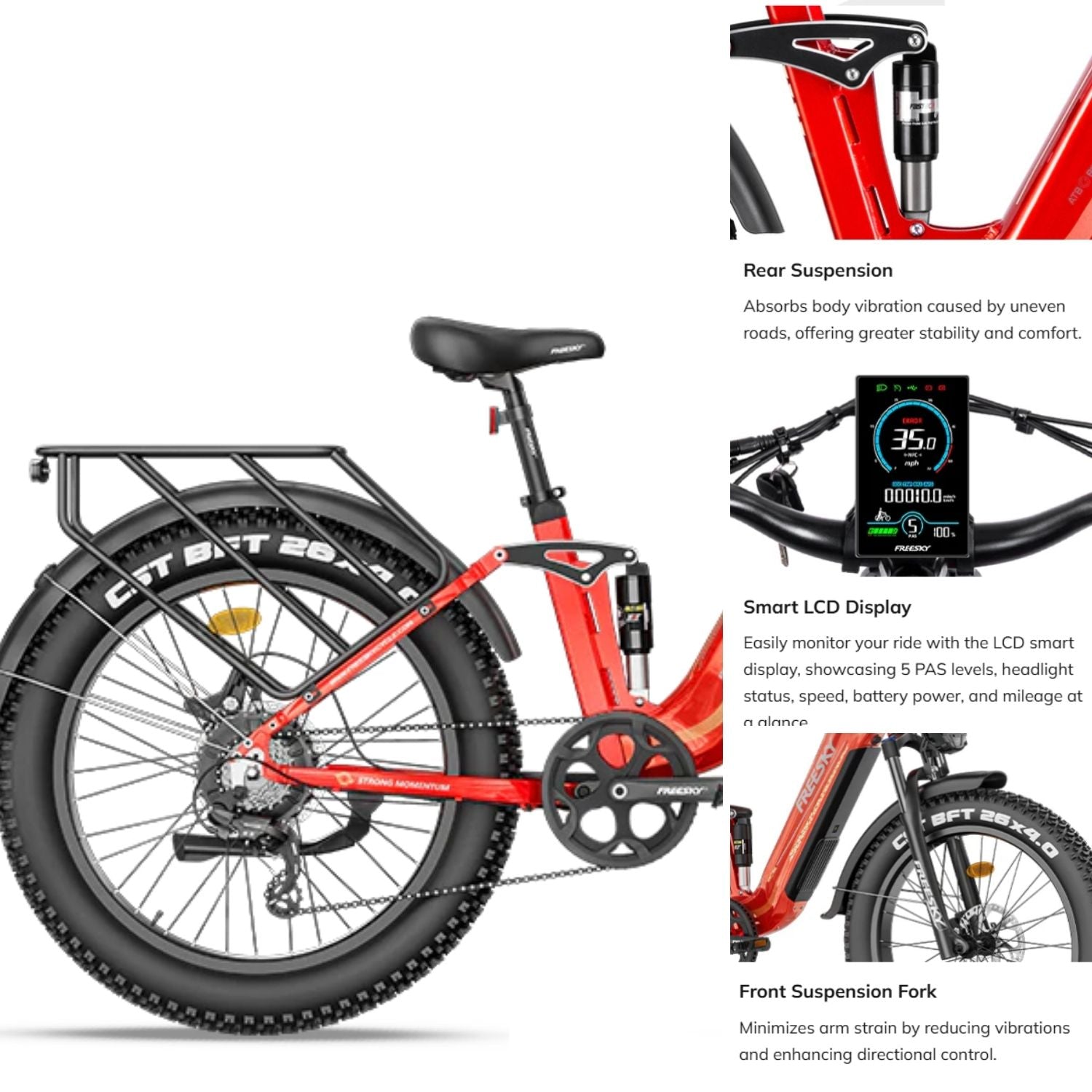Wild Cat Ultra High Power Daily Commuter Step Thru Electric Bike 2026