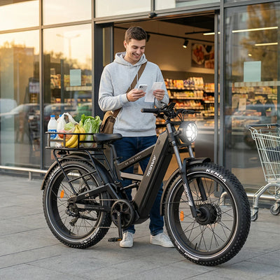 TESWAY X9 Ultra 60V Dual Motor Electric Mountain Bike - 4000W Peak Power -2026 Model