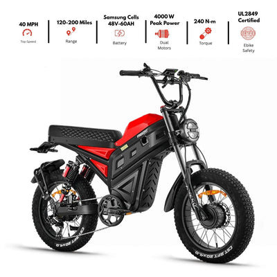 Cheetah Moto MT380-Dual Motors Mountain Electric Bike-2026