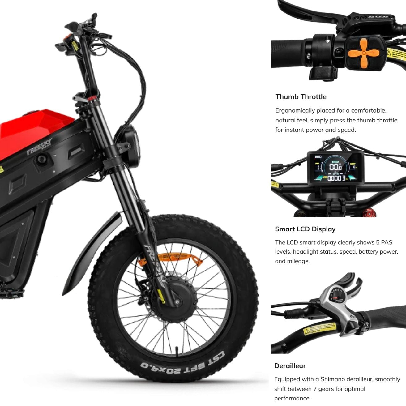 Cheetah Moto MT380-Dual Motors Mountain Electric Bike-2026