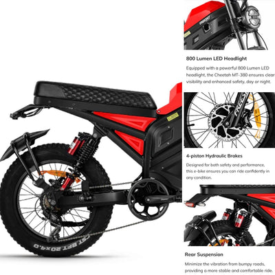 Cheetah Moto MT380-Dual Motors Mountain Electric Bike-2026