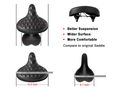 Oversized Saddle