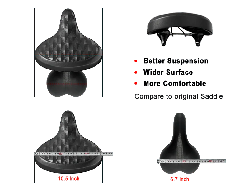 Oversized Saddle