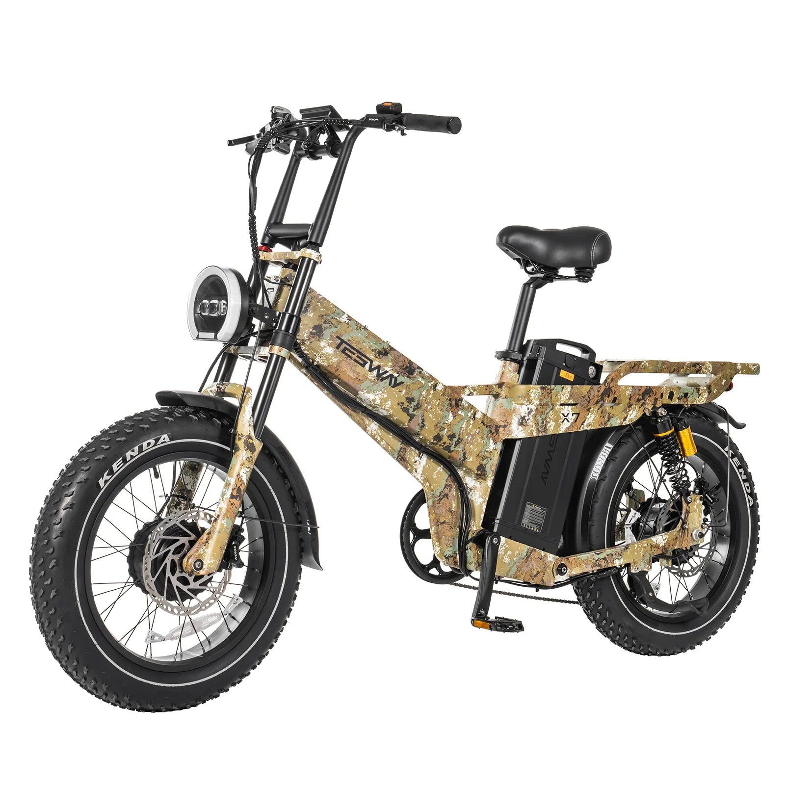 TESWAY X7 AWD-3600W Dual Motors-Daily Commuter Electric Bike 2026