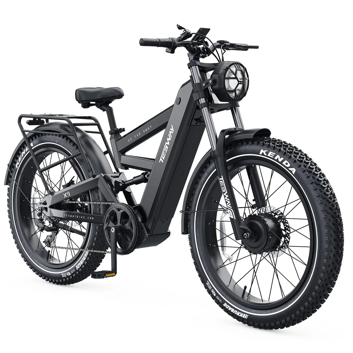 TESWAY X9 Ultra 60V Dual Motor Electric Mountain Bike - 4000W Peak Power -2026 Model
