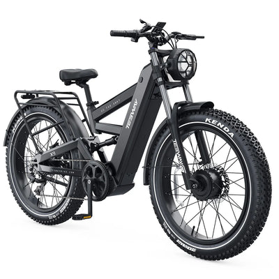 TESWAY X9 Ultra 60V Dual Motor Electric Mountain Bike - 4000W Peak Power -2026 Model