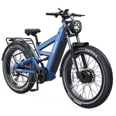 TESWAY X9 Ultra 60V Dual Motor Electric Mountain Bike - 4000W Peak Power -2026 Model