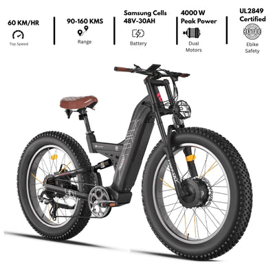 Warrior Pro Dual-motor Ebike