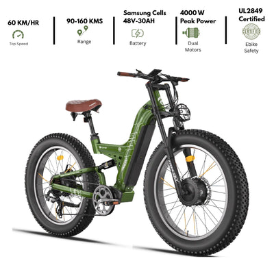 Warrior Pro Dual-motor Ebike