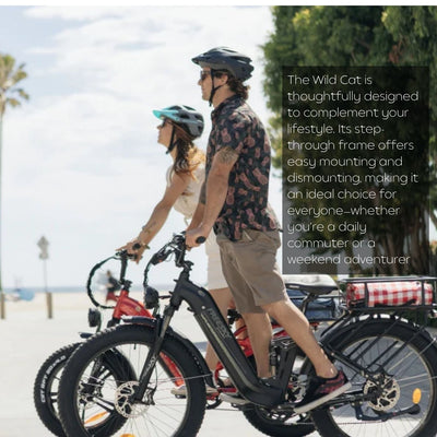 Wild Cat Ultra High Power Daily Commuter Step Thru Electric Bike 2026